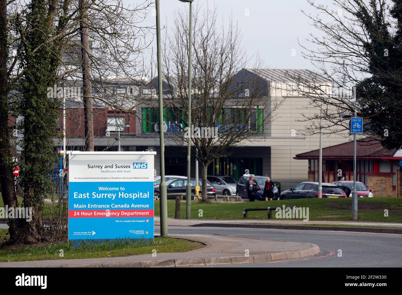 East Surrey Hospital near Redhill, Surrey Stock Photo Alamy