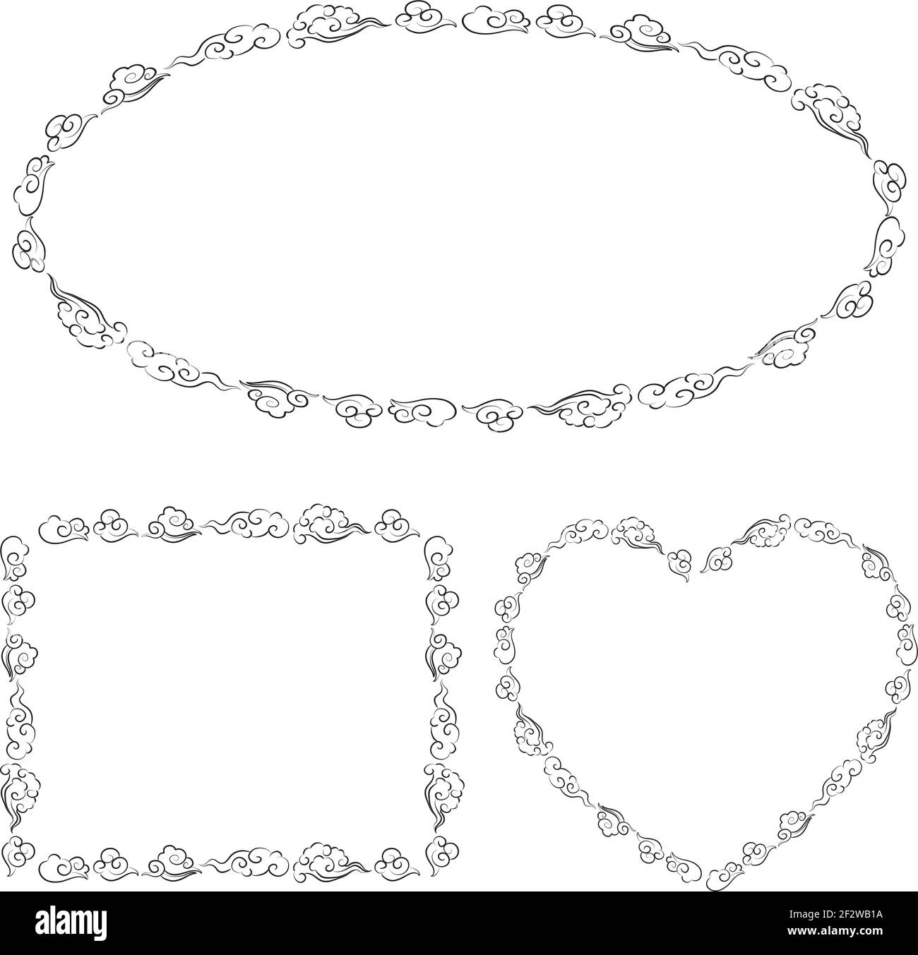 vector drawing cloud design background Stock Vector Image Art Alamy