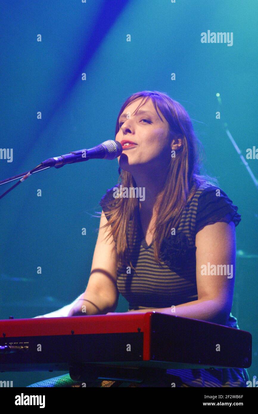 Cats on Trees in live concert at Victoire II, Montpellier France Stock