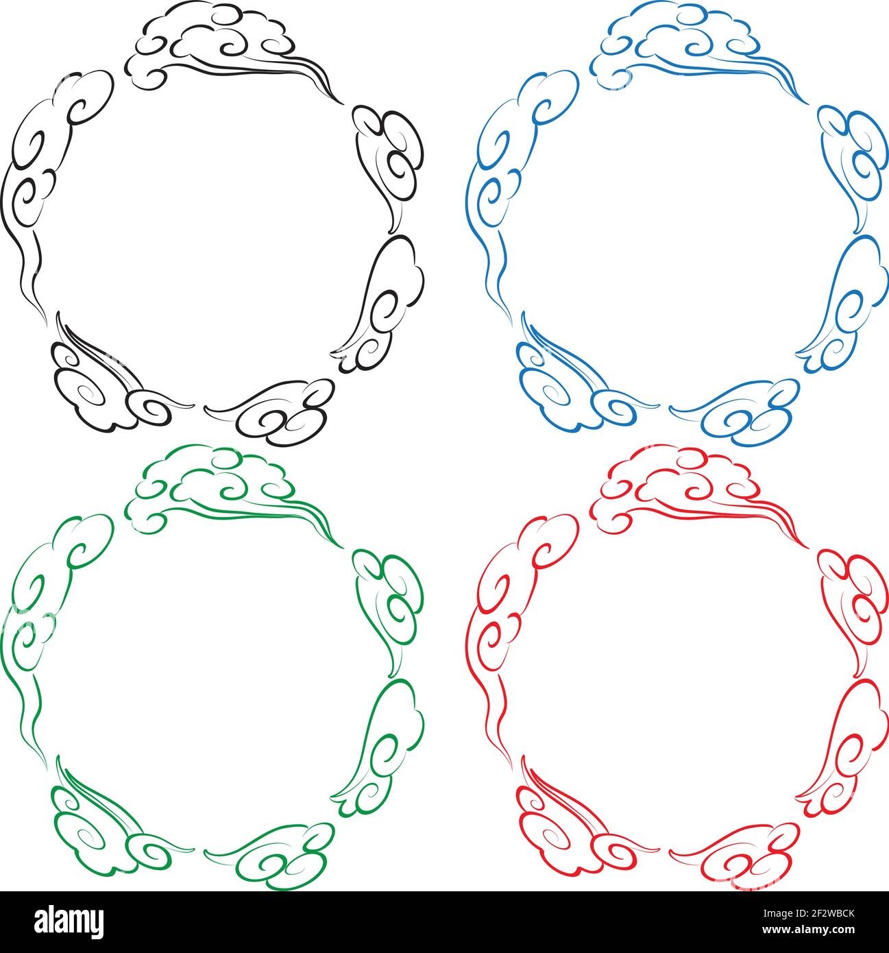 vector drawing cloud design background Stock Vector Image Art Alamy