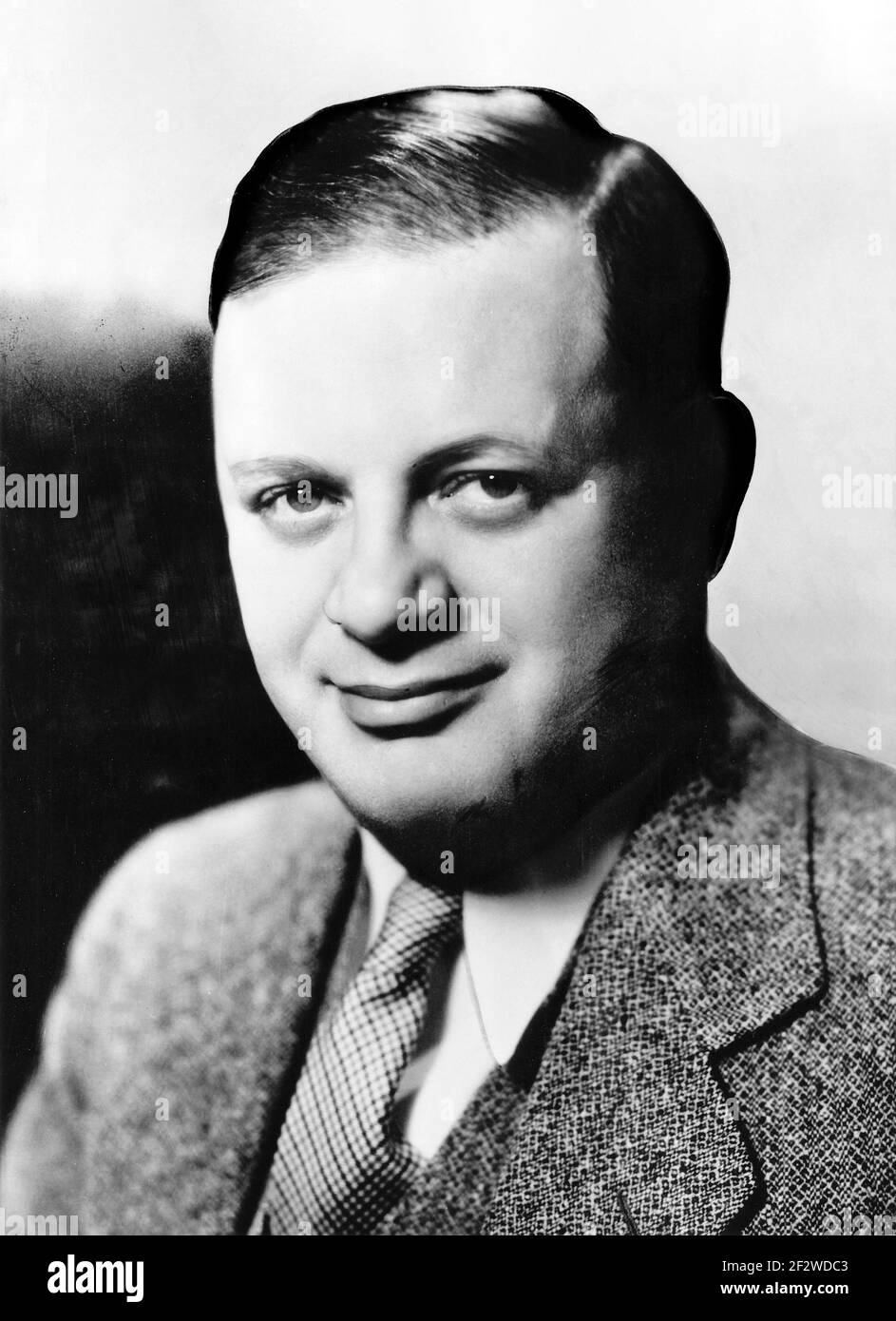 Herman Mankiewicz. Portrait of the American screenwriter, Herman Jacob Mankiewicz (1897-1953), 1943 Stock Photo