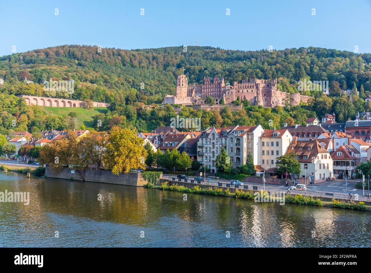 View of the Heidelberg castle in Germany Stock Photo
