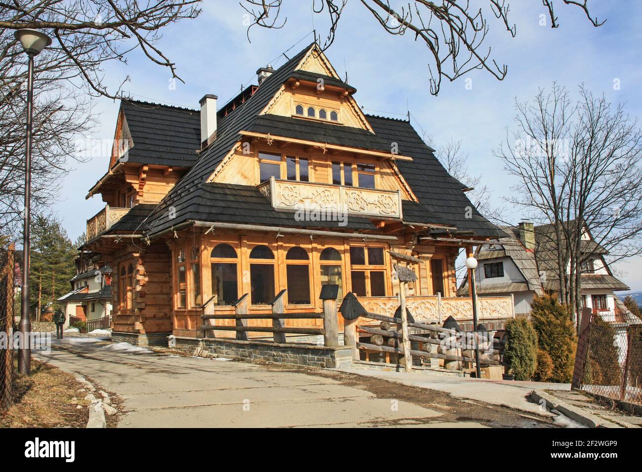 wooden-architecture-of-zakopane-poland-stock-photo-alamy