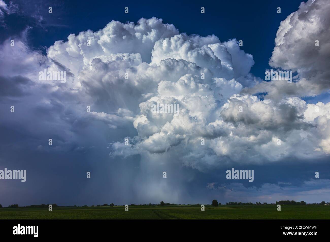 Supercell storm clouds with hail and intence winds Stock Photo - Alamy
