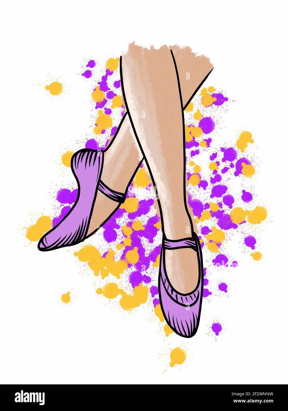 Ballet dancer shoes Stock Photo Alamy