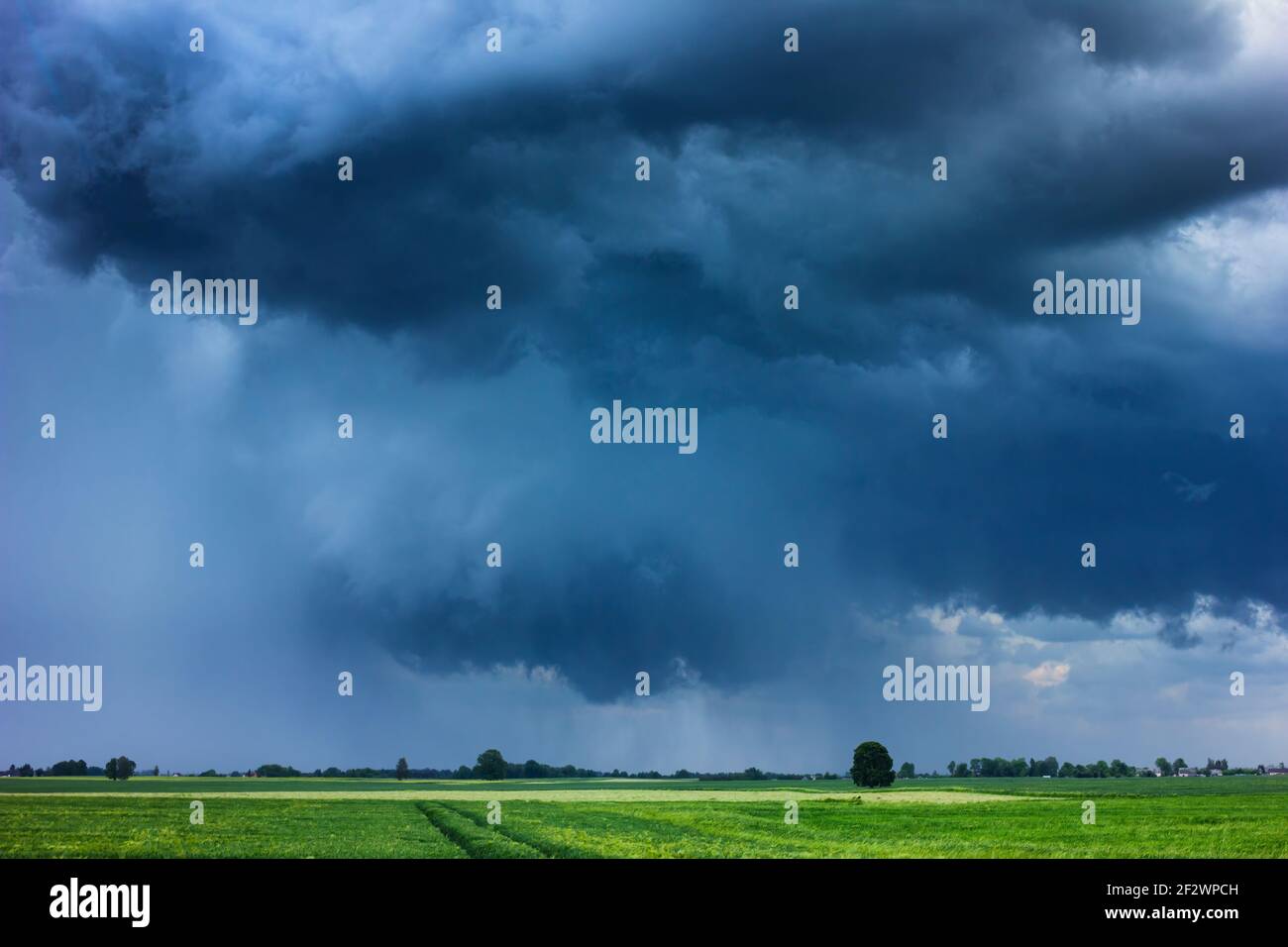Supercell storm clouds with hail and intence winds Stock Photo - Alamy