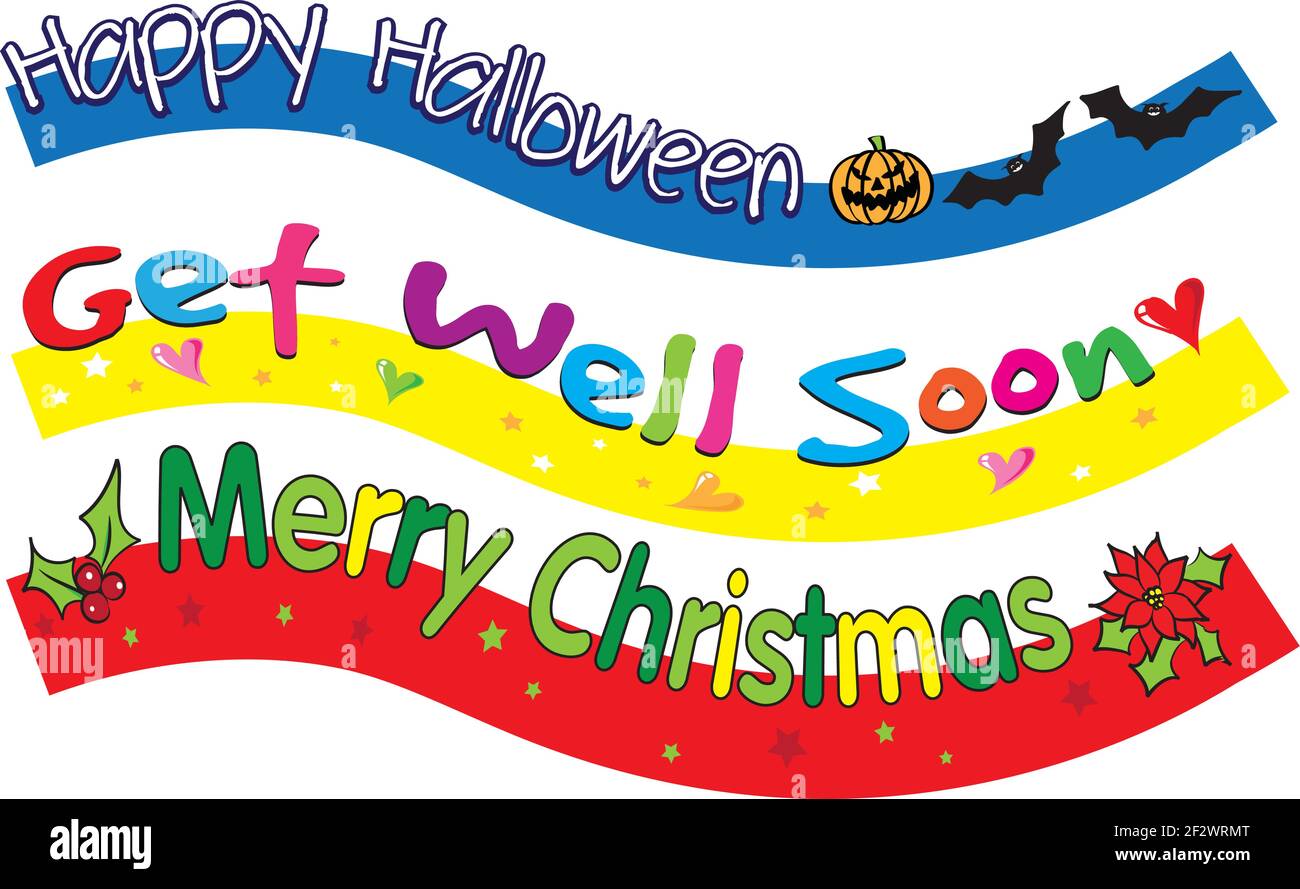 Holiday background set Stock Vector Image & Art - Alamy