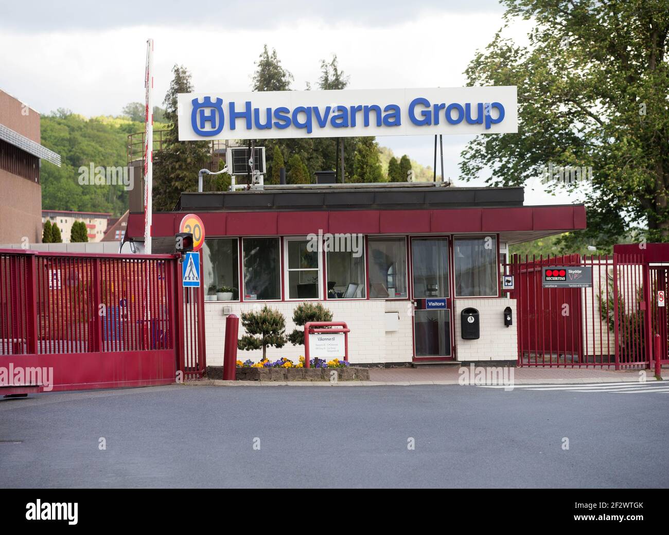 Husqvarna Group in Huskvarna. Stock Photo