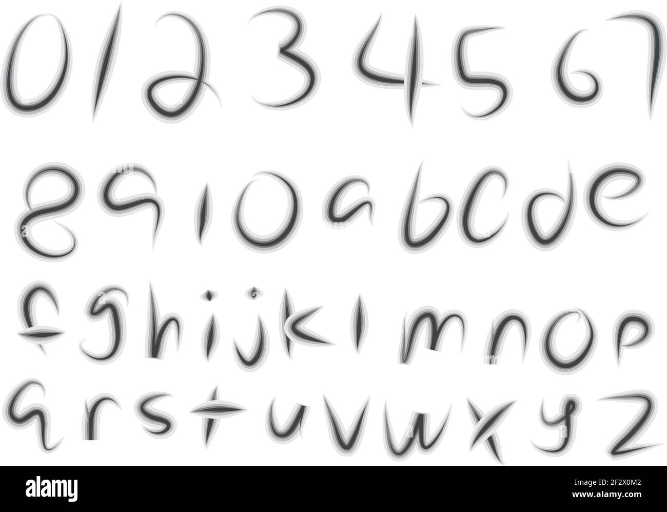 Fonts Black and White Stock Photos & Images - Alamy