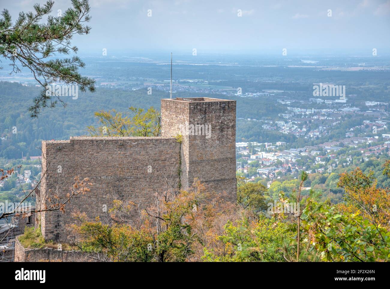 Hohenbaden Castle at Baden Baden, Germany Stock Photo - Alamy