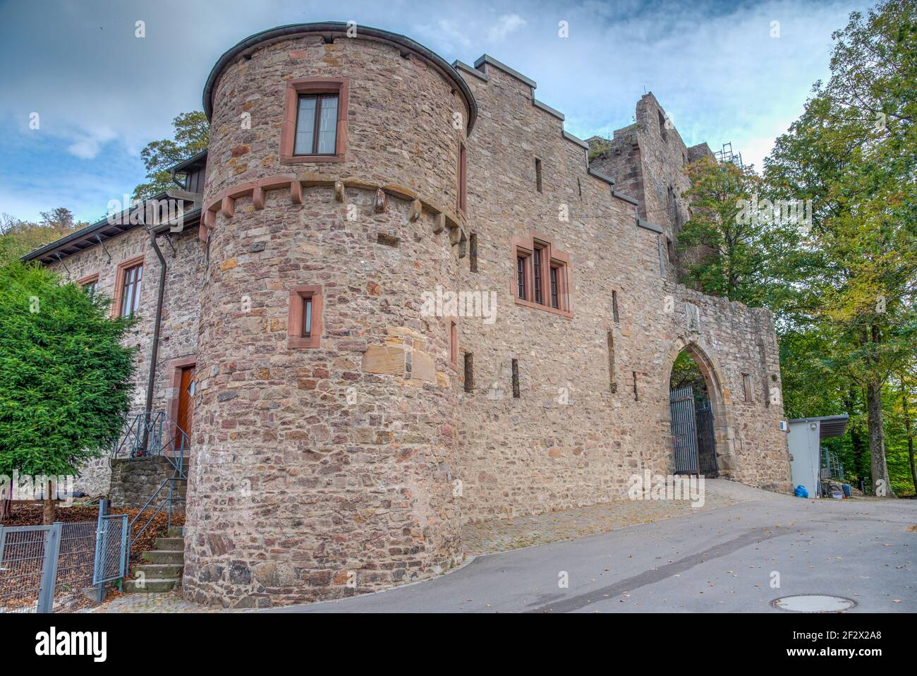 Hohenbaden Castle at Baden Baden, Germany Stock Photo