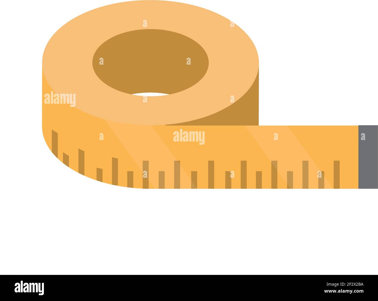 measure tape tool icon isometric Stock Vector Image & Art - Alamy