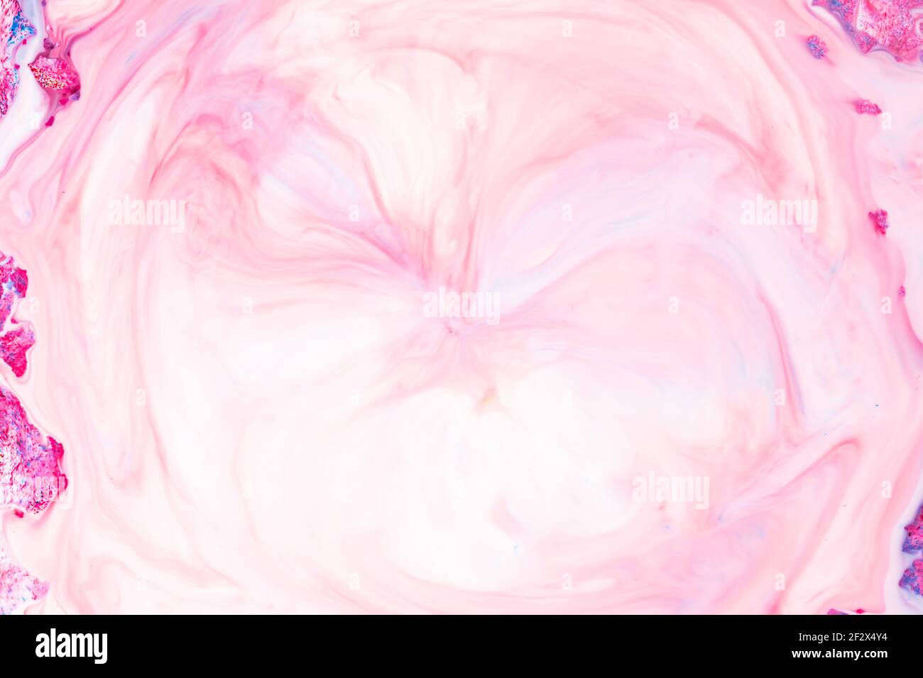 Fluid Art. Pink abstract texture. Liquid marble pattern. Abstract ink ...
