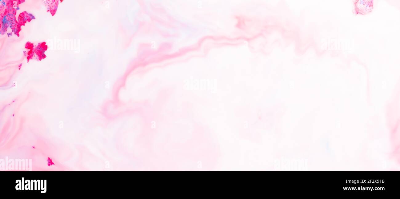 Fluid Art. Pink abstract texture. Liquid marble pattern. Abstract ink ...