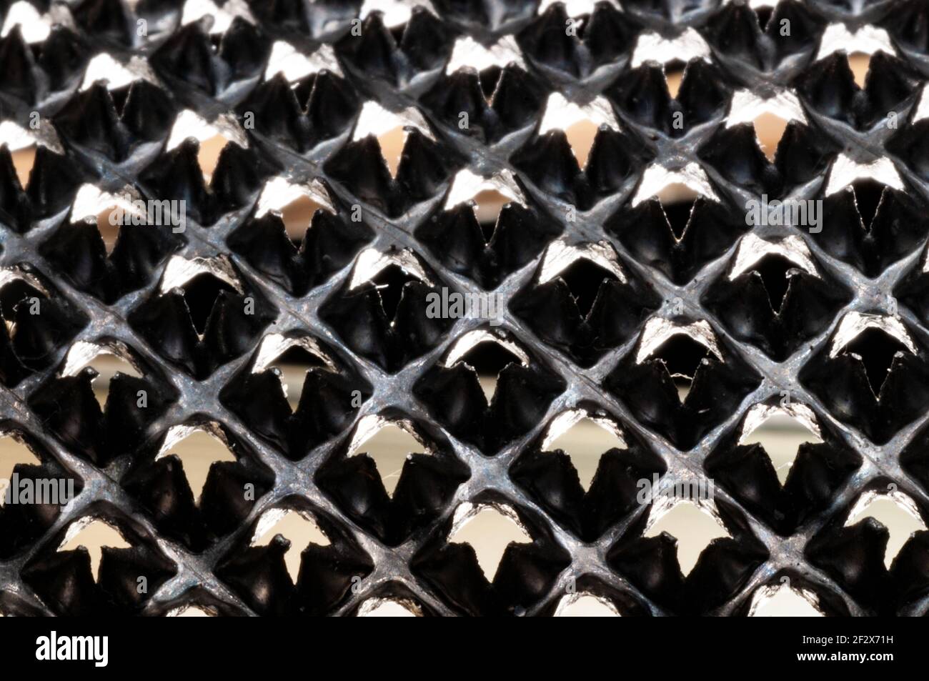 Knurled metal surface closeup view backlit Stock Photo Alamy