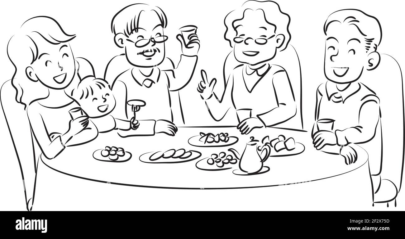 vector cartoon Family dinner Stock Vector Image & Art - Alamy vector cartoon Family dinner Stock Vector Image & Art - Alamy