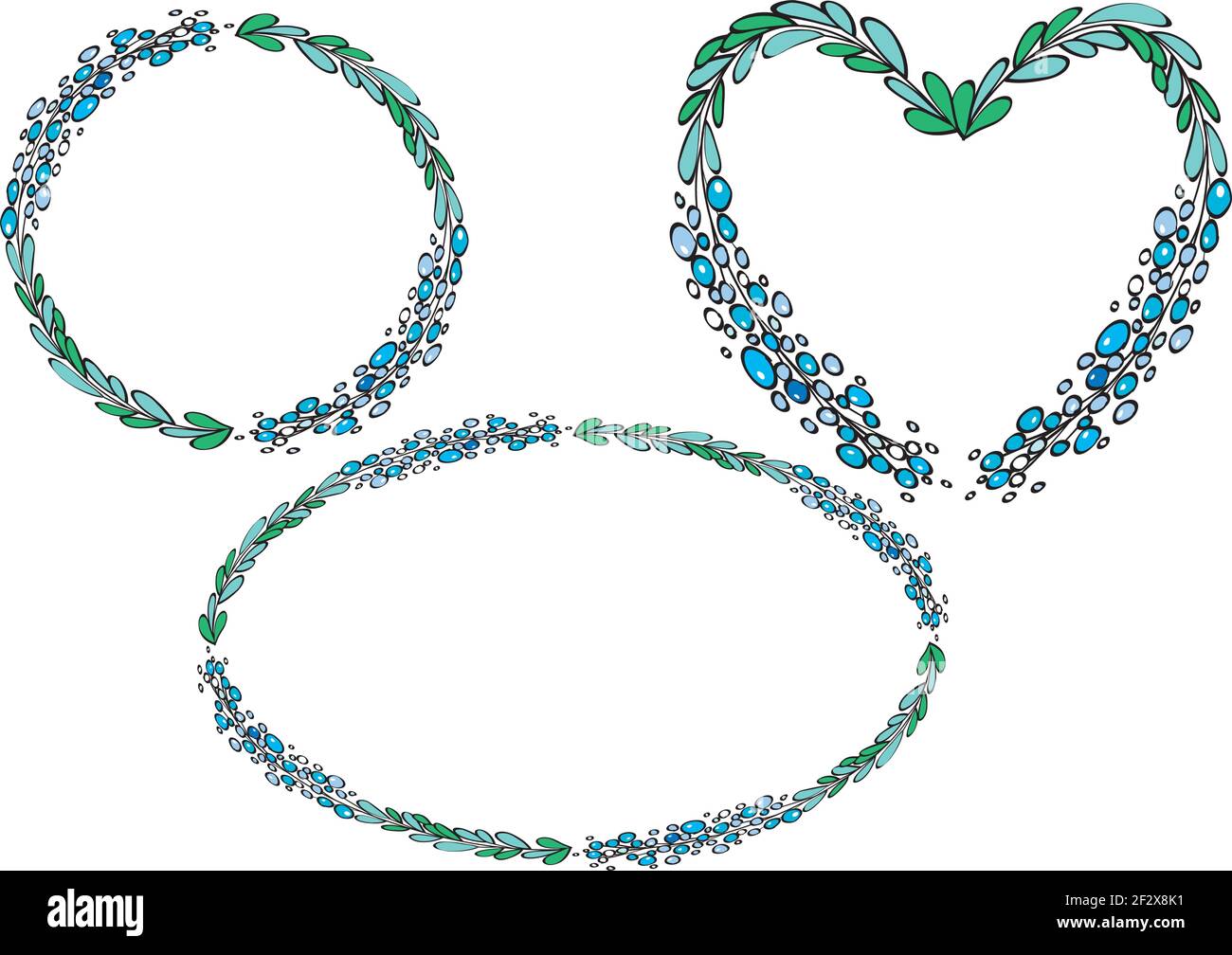 flowers border frame card background Stock Vector Image & Art - Alamy