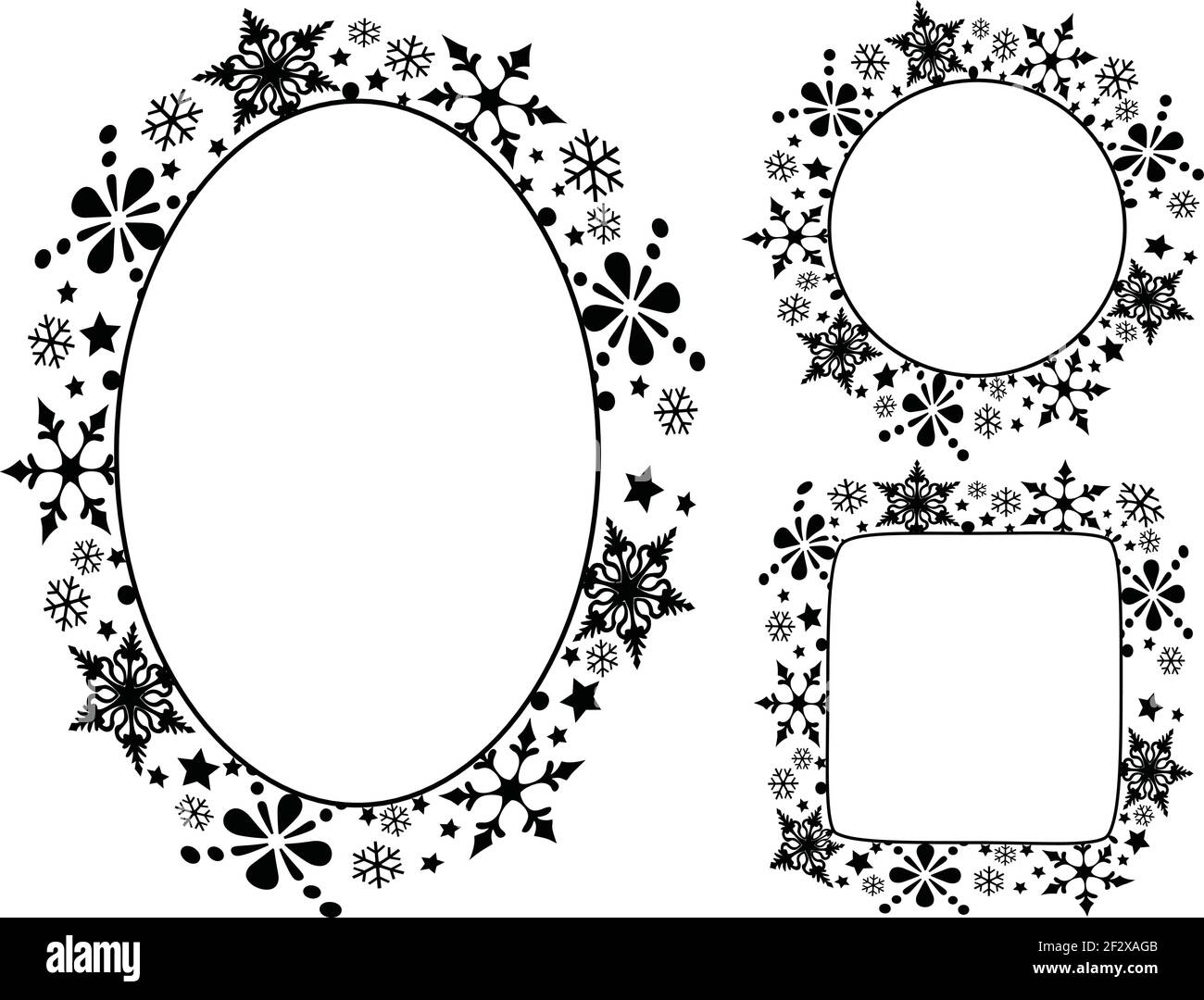 snow flowers design background Stock Vector Image & Art Alamy