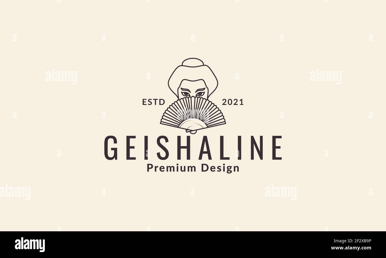 Geisha Sign Geisha Illustration High Resolution Stock Photography and ...