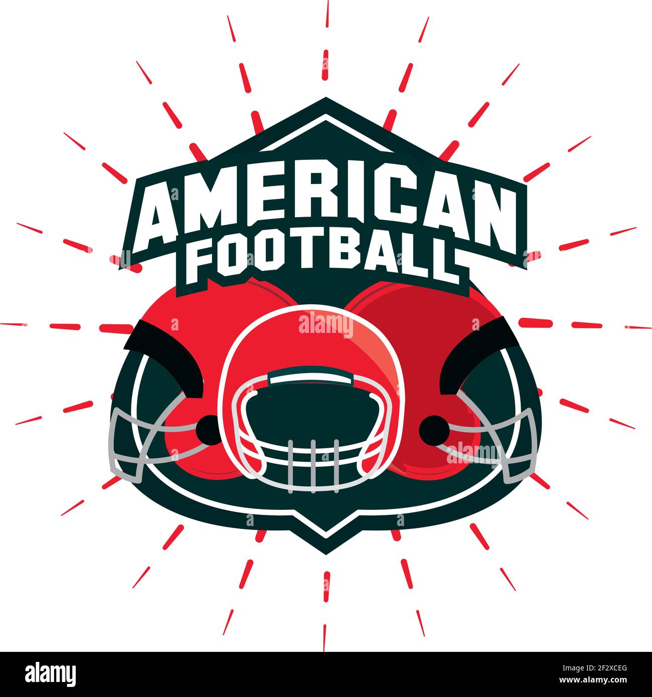 american football helmets sport label Stock Vector Image & Art Alamy
