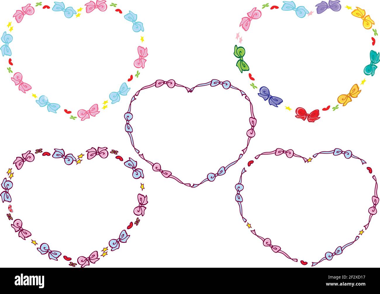 ribbon design border background set Stock Vector Image & Art - Alamy