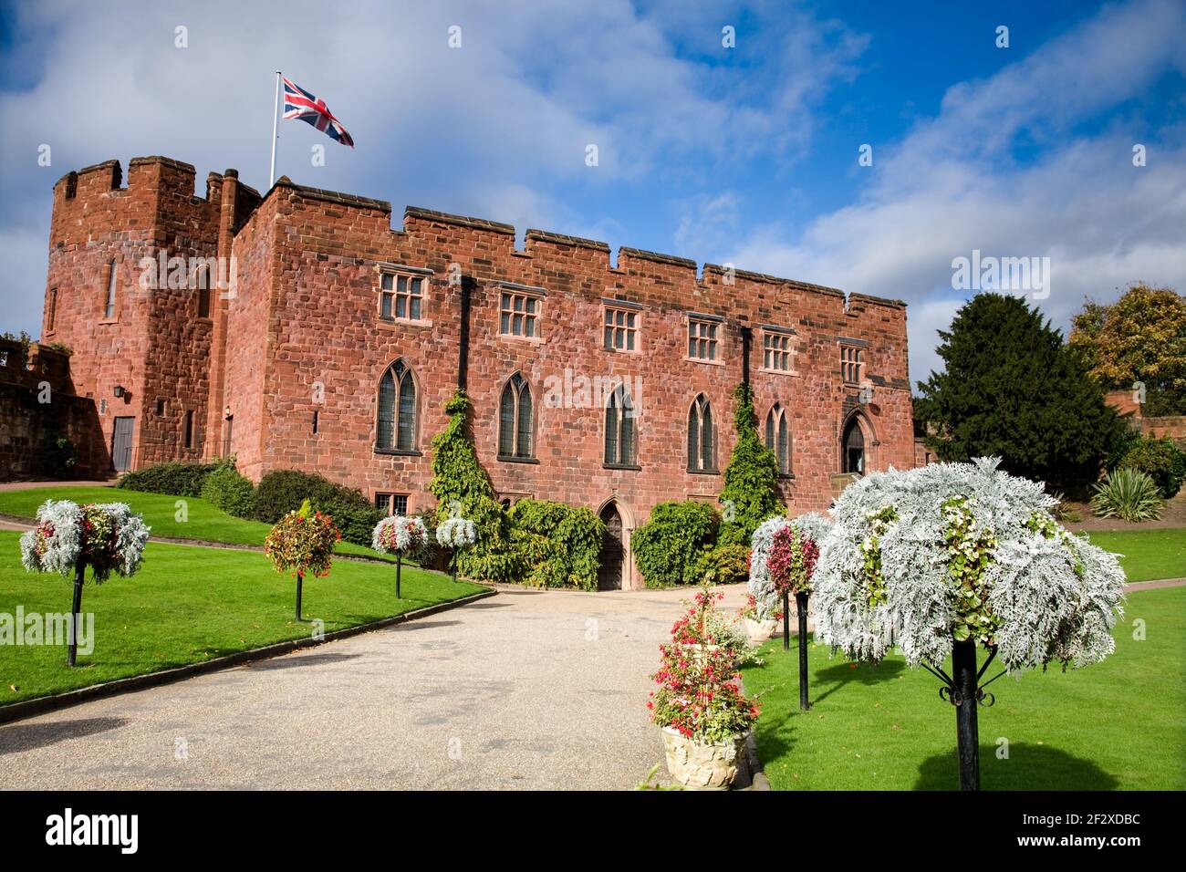 View Of Entrance To Shrewsbury Castle, Shropshire, Uk Stock Photo - Alamy