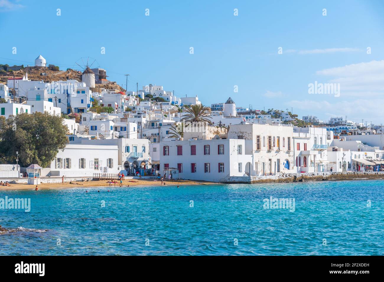 Cityscape Of Mykonos In Greece Stock Photo Alamy Cityscape Of Mykonos In Greece Stock Photo Alamy