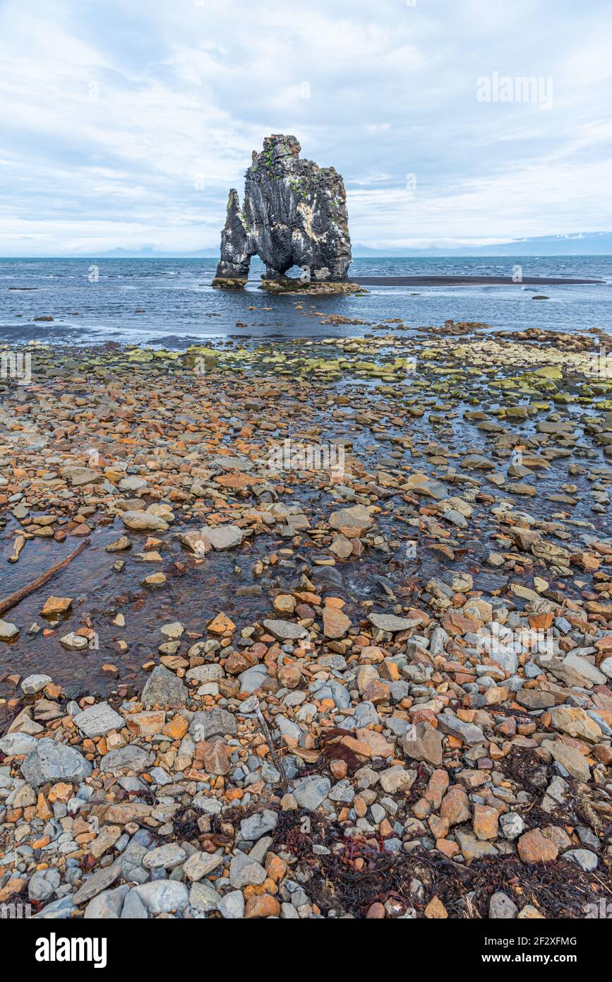 Breathtaking view hvitserkur unique hi-res stock photography and images ...