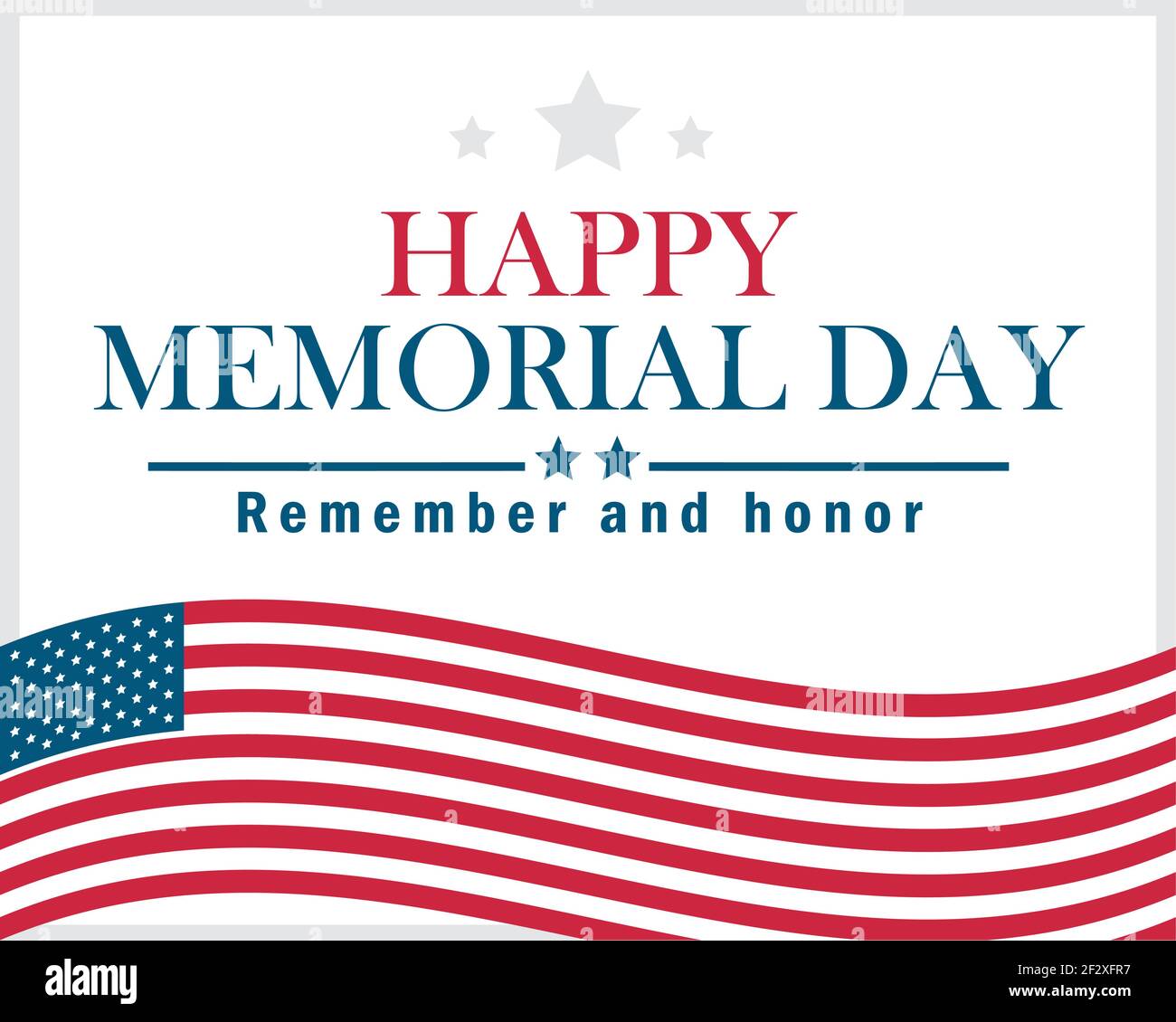 memorial day remember honor card Stock Vector Image & Art - Alamy