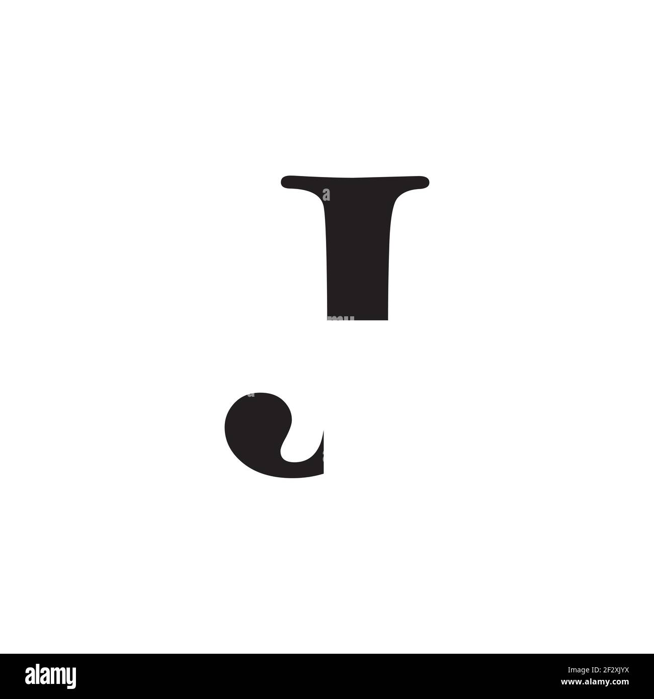 Letter J Logo Template vector icon design Stock Vector Image & Art ...
