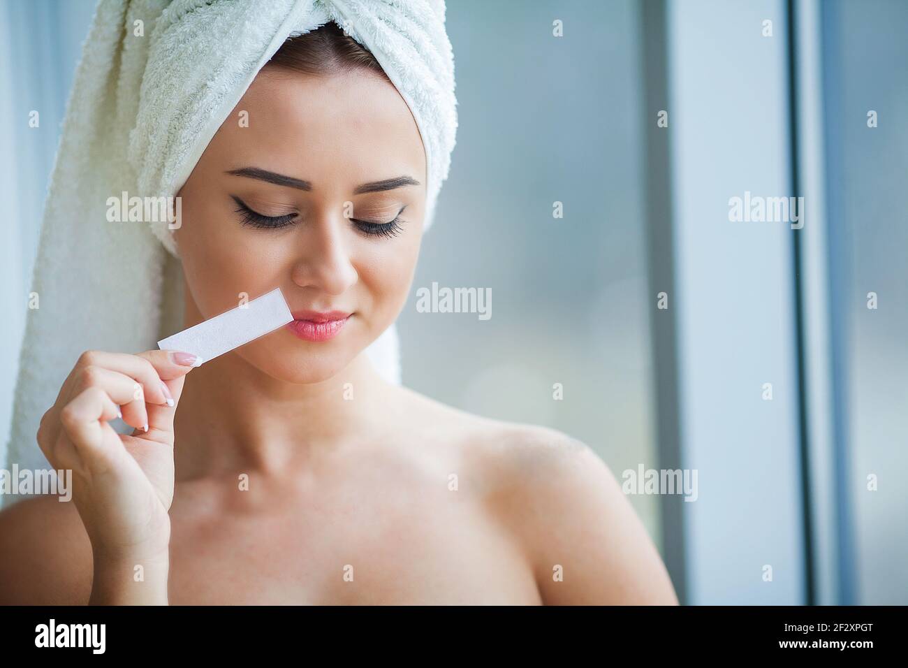 Hair Removal Wax. Sugar Hair Removal From Woman Body. Wax Epilation Spa