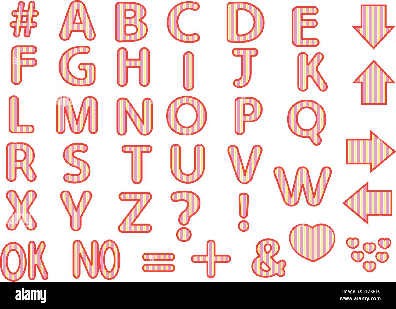 English alphabet design a-z s1 to 10 series Stock Vector Image & Art ...