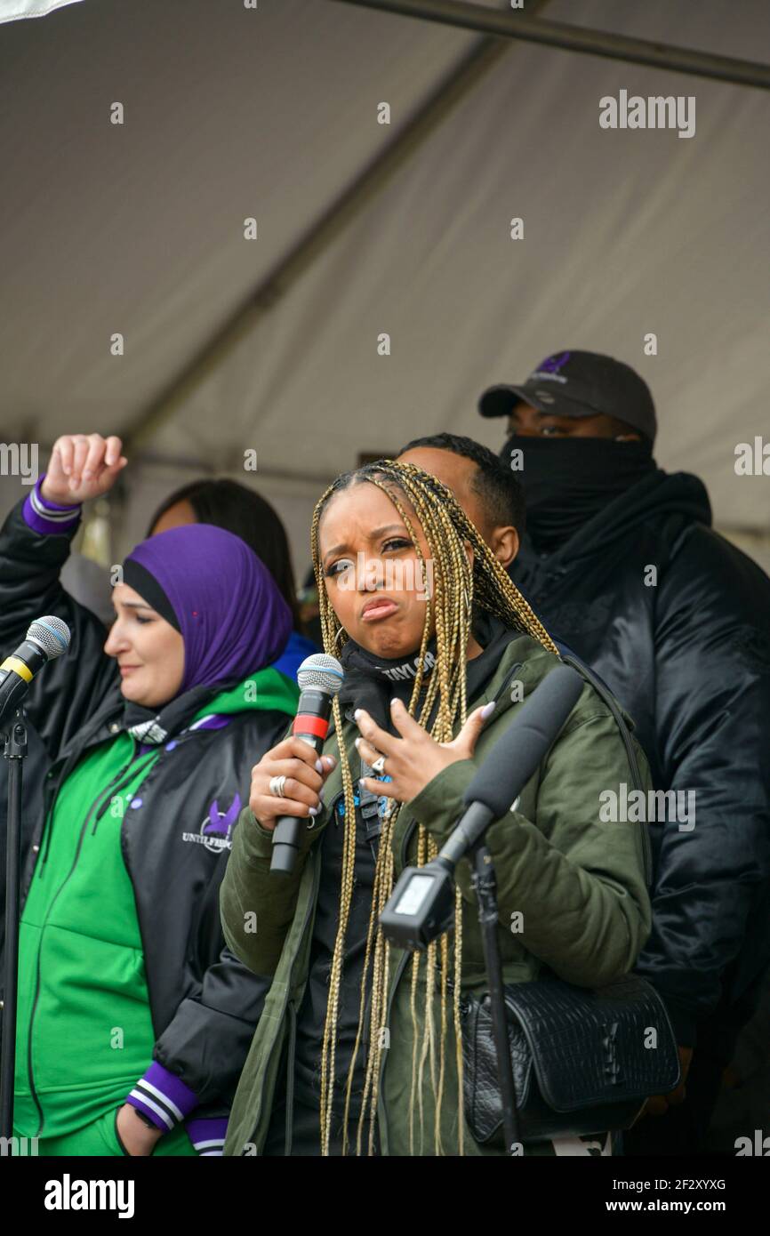 Tamika mallory hires stock photography and images Alamy