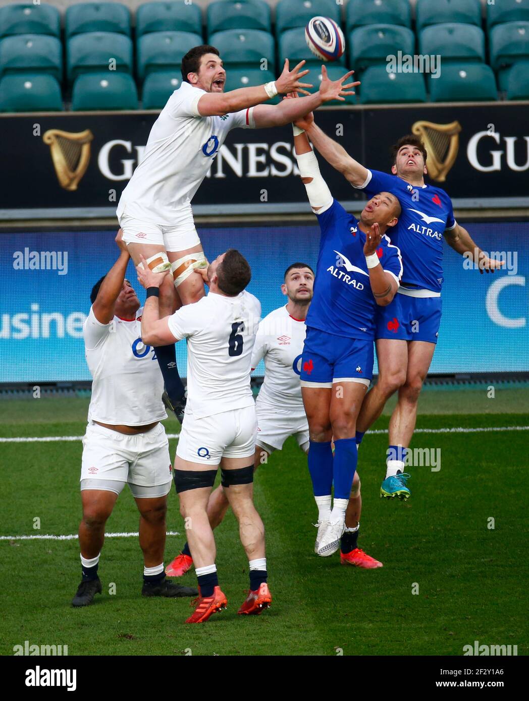 London, UK. 13th Mar, 2021. TWICKENHAM, ENGLAND - MARCH 13: Tom Curry of England during Guinness 6 Nations between England and France at Twickenham Stadium, London, UK on 13th March 2021 Credit: Action Foto Sport/Alamy Live News Stock Photo