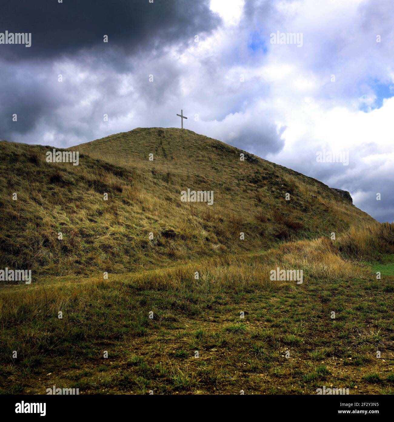 Large cross on a hill hi-res stock photography and images - Alamy