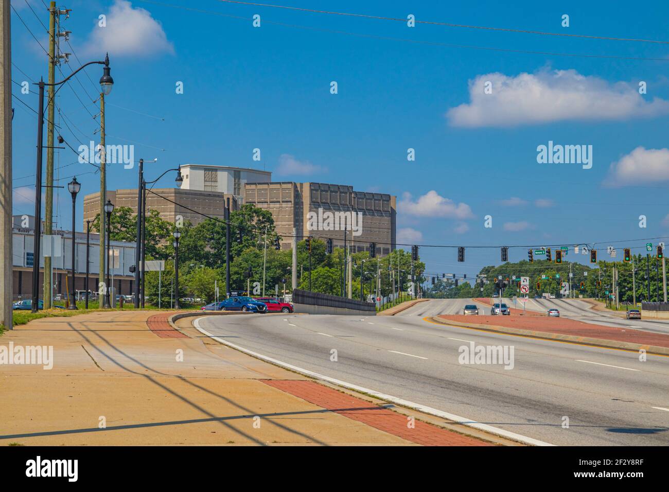 Atlanta, Ga USA 06 14 20 Traffic on Memorial drive and Dekalb County