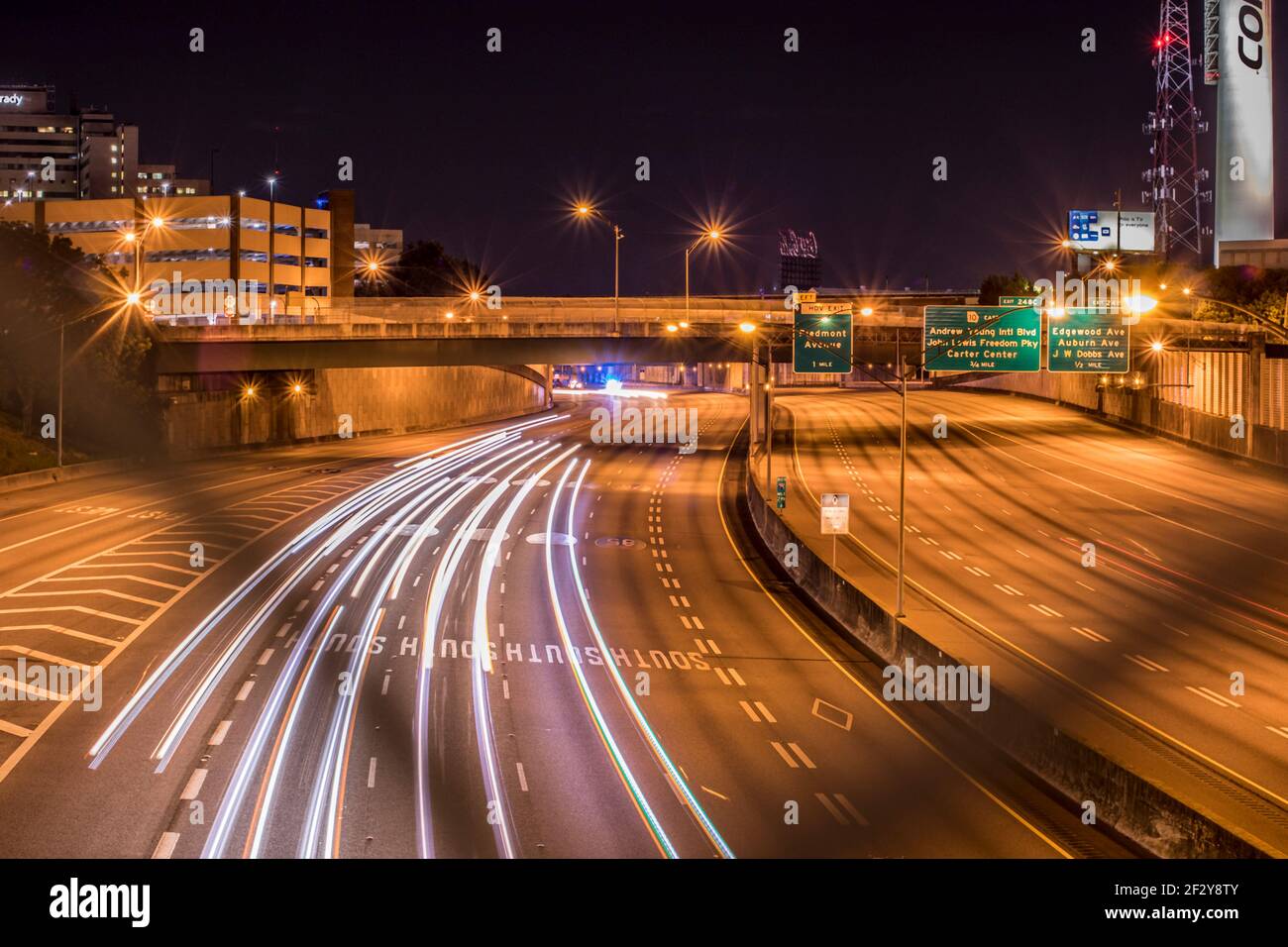Atlanta traffic jam hi-res stock photography and images - Alamy