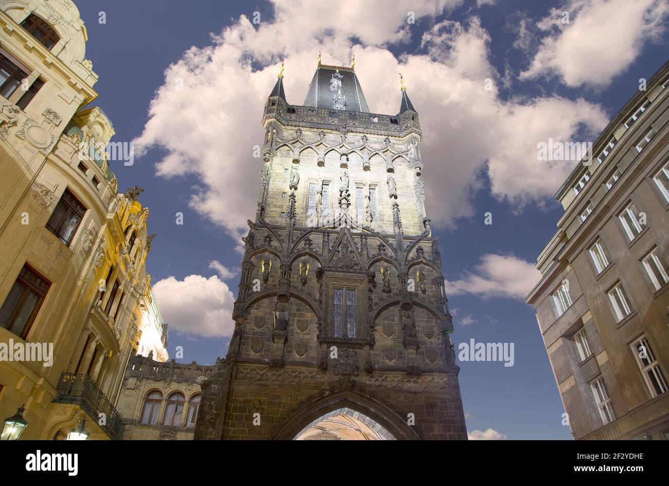 Powder defence tower city hi-res stock photography and images - Alamy
