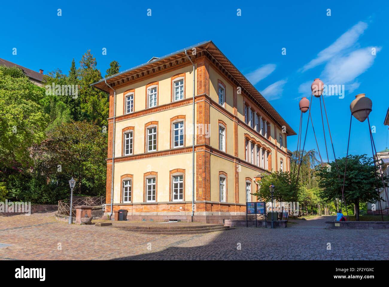Building of the society of friends of young art in Baden Baden, Germany Stock Photo