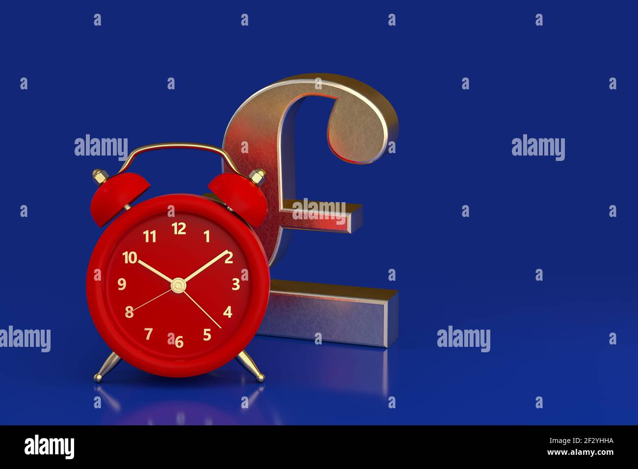 Gold alarm clock isolated hi-res stock photography and images - Alamy