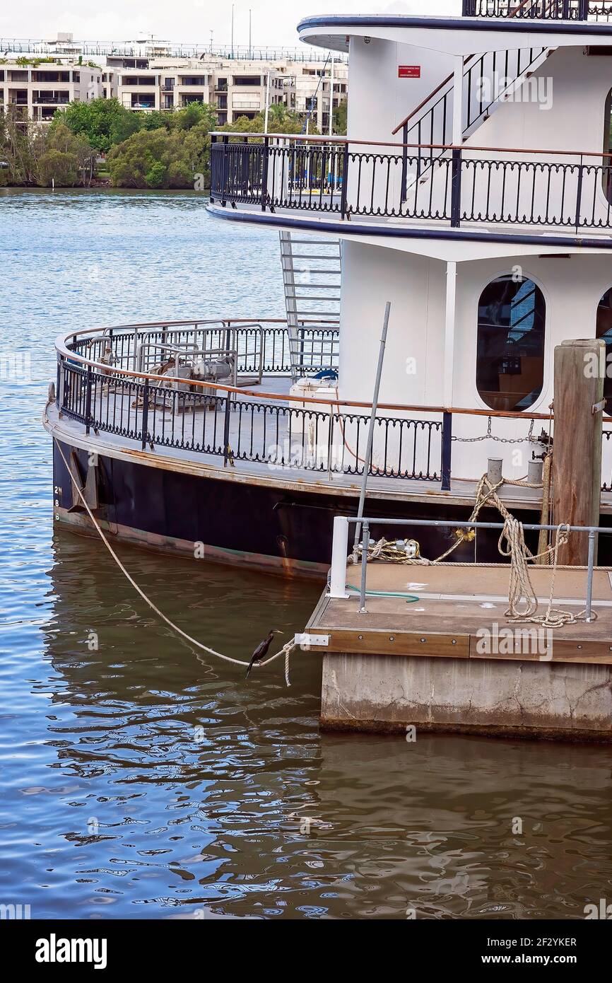 Brisbane, Queensland, Australia March 2021 Sailing the Brisbane river providing showboat