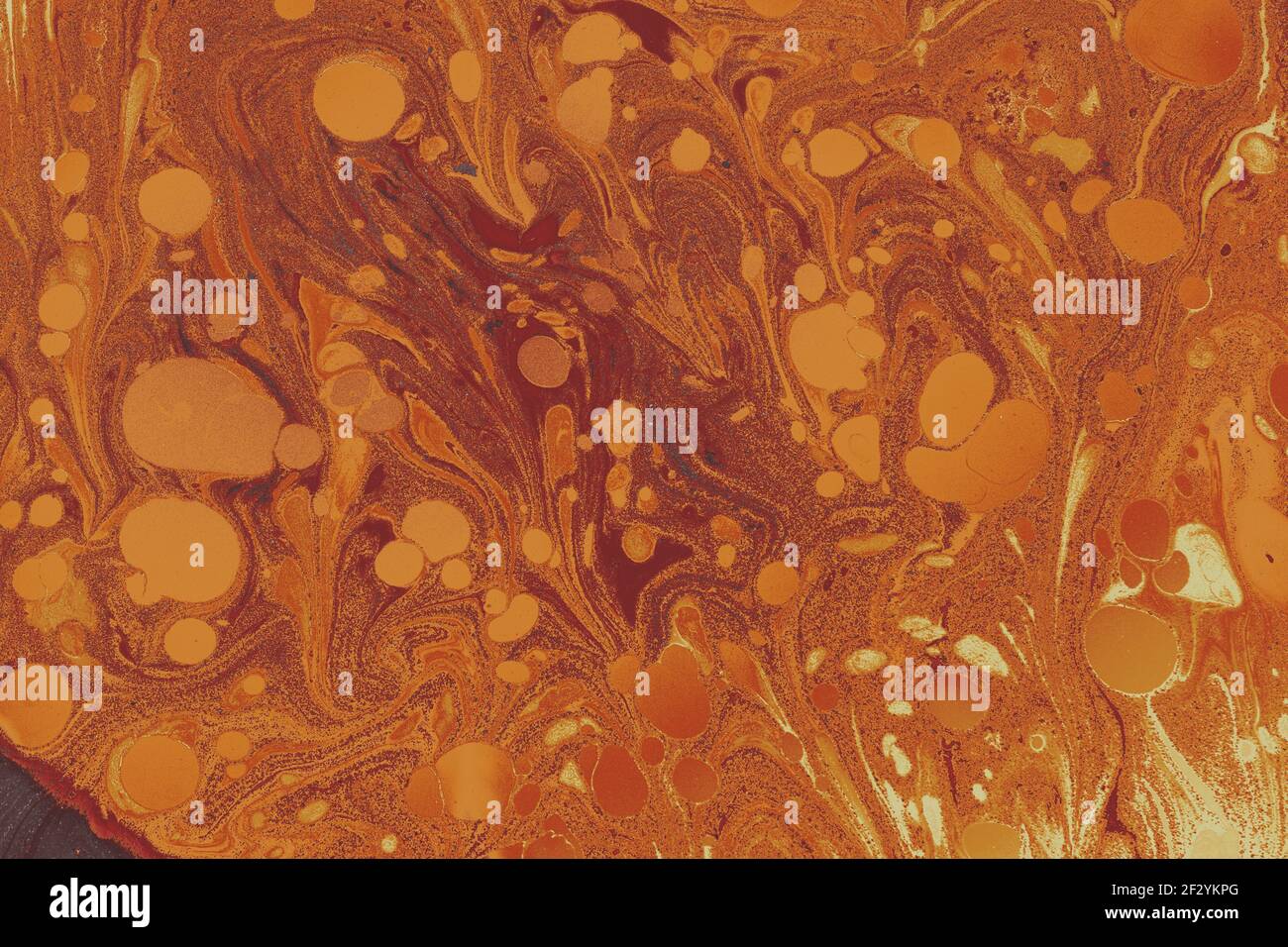 An illustration of abstract orange background Stock Photo - Alamy