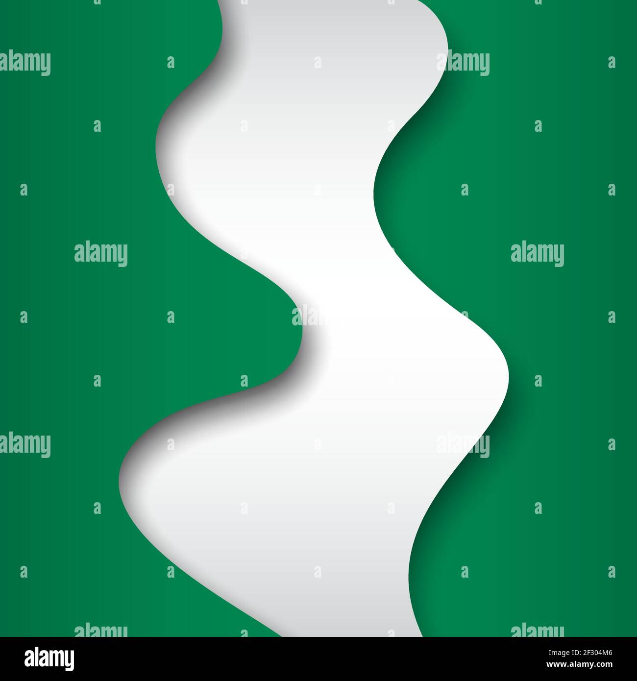 Abstract waving nigeria flag. Creative background in nigeria flag