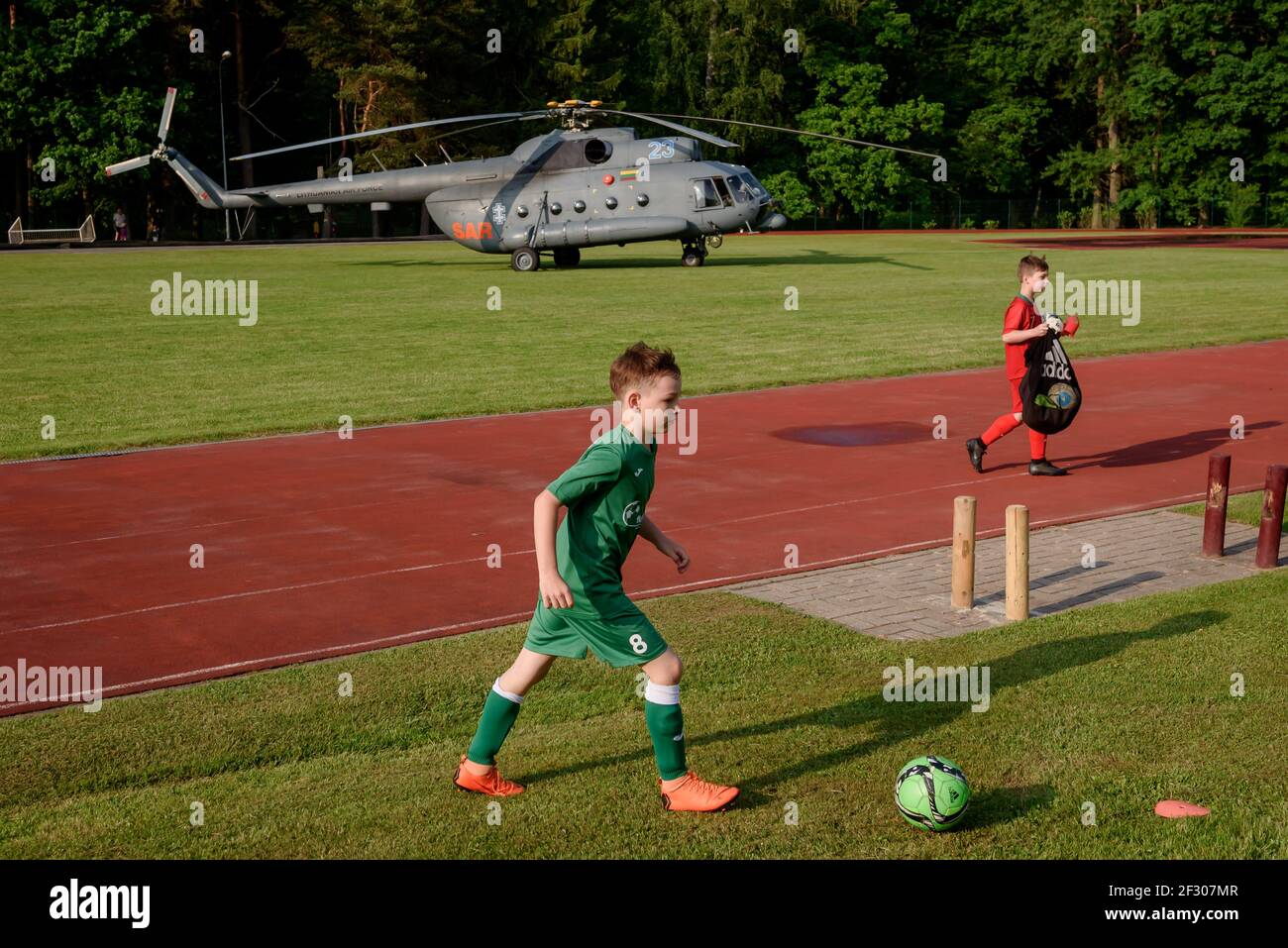 Lithuanian air force helicopter hi-res stock photography and images - Alamy