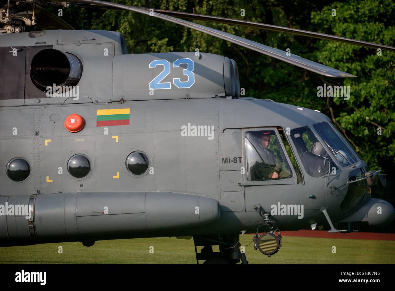 Lithuanian air force helicopter hi-res stock photography and images - Alamy