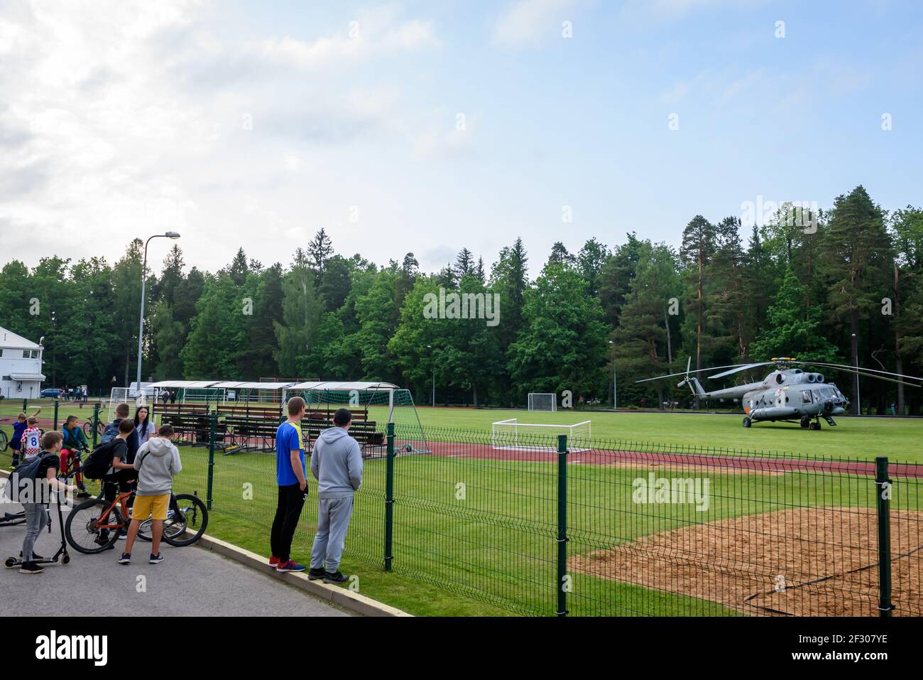 Lithuanian Air Force Helicopter High Resolution Stock Photography and ...