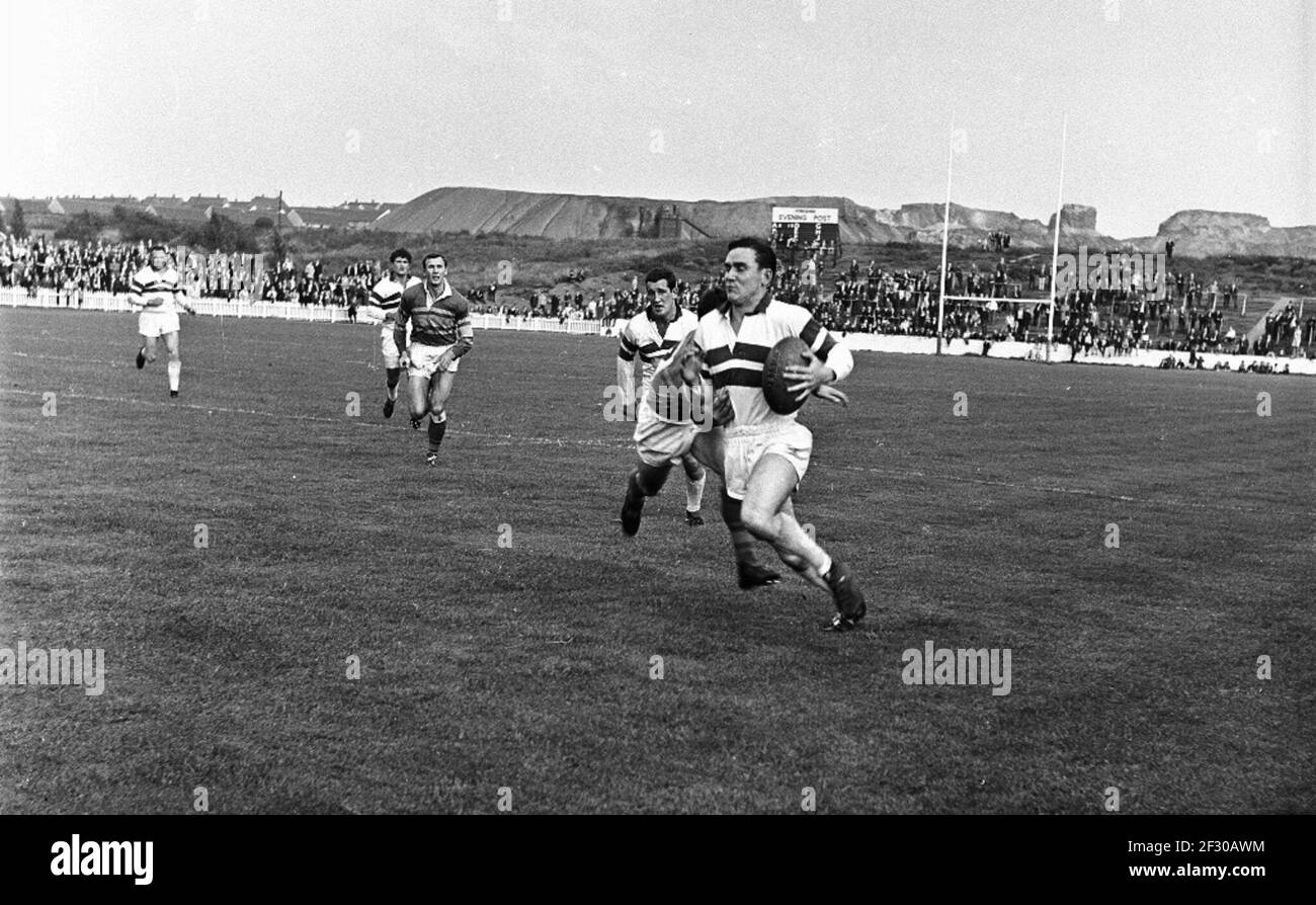 Hunslet Rugby League 1966 Stock Photo