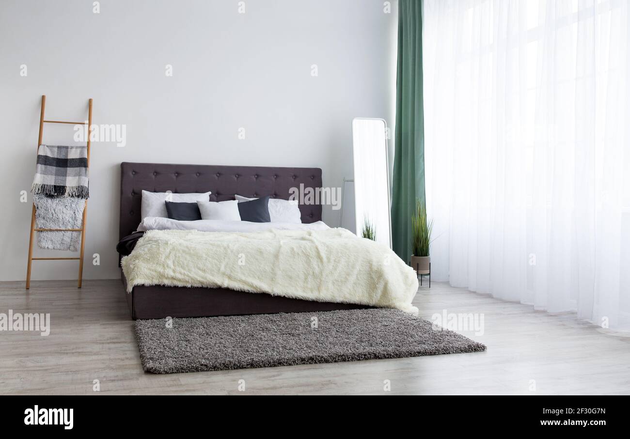 Scandinavian minimalist modern design, popular furniture blog Stock