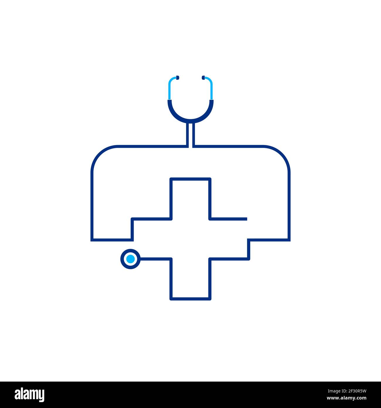 Plus health care doctor medical pharmacy clinic hospital label logo and ...