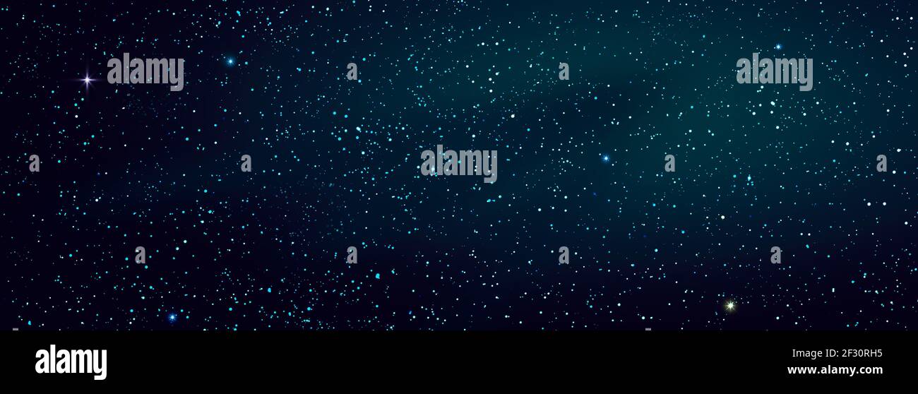 Christmas blue abstract stars sky. Christmas background Stock Photo - Alamy